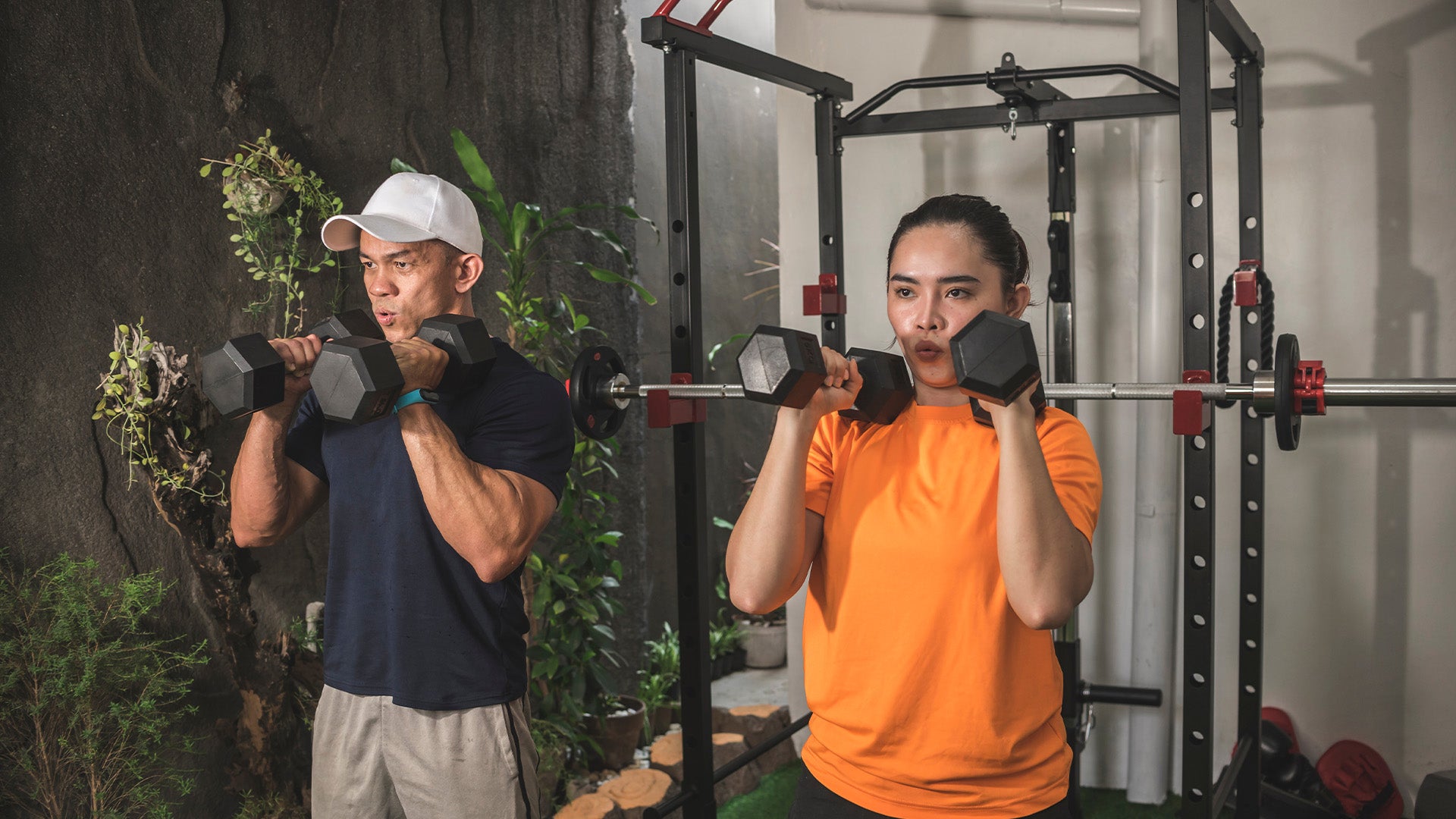 Dumbbell Thrusters